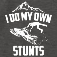 I Do My Own Stunts Snowmobile Cool Gift Vector Backpack