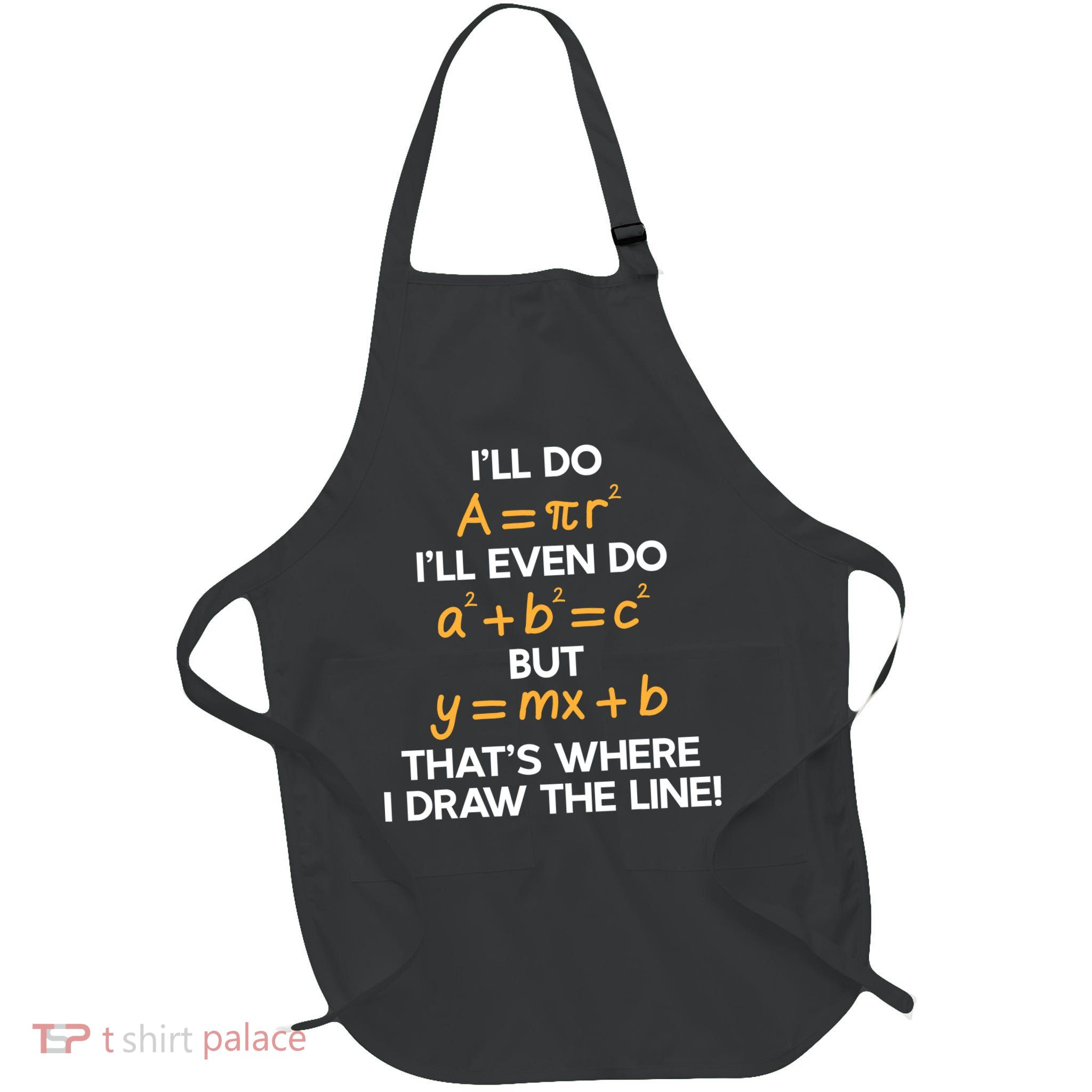 Ill Do Math Formula Funny Math Puns For Students Teachers Full-Length Apron With Pockets