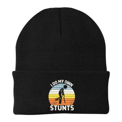 I Do My Own Stunts Broken Leg Get Well Soon Gift Crutches Beanie