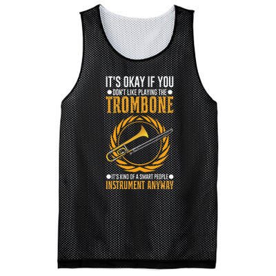 I Don't Make Mistakes When Playing A Trombone Mesh Reversible Basketball Jersey Tank