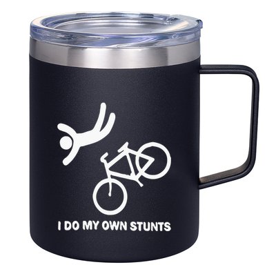 I Do My Own Stunts 12oz Stainless Steel Coffee Mug