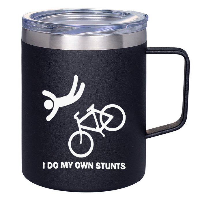 I Do My Own Stunts 12oz Stainless Steel Coffee Mug