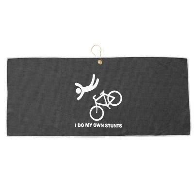 I Do My Own Stunts Large Microfiber Waffle Golf Towel