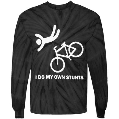 I Do My Own Stunts Tie-Dye Long Sleeve Shirt