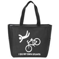 I Do My Own Stunts Zip Tote Bag