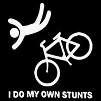 I Do My Own Stunts Zip Tote Bag