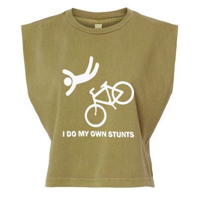 I Do My Own Stunts Garment-Dyed Women's Muscle Tee