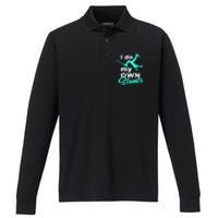 I Do My Own Stunts Jet Ski Lover Gift For Skier Performance Long Sleeve Polo