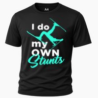 I Do My Own Stunts Jet Ski Lover Gift For Skier Cooling Performance Crew T-Shirt