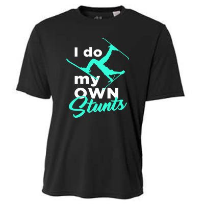 I Do My Own Stunts Jet Ski Lover Gift For Skier Cooling Performance Crew T-Shirt