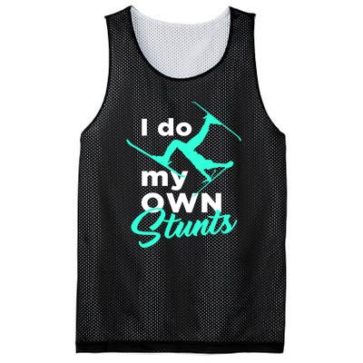 I Do My Own Stunts Jet Ski Lover Gift For Skier Mesh Reversible Basketball Jersey Tank