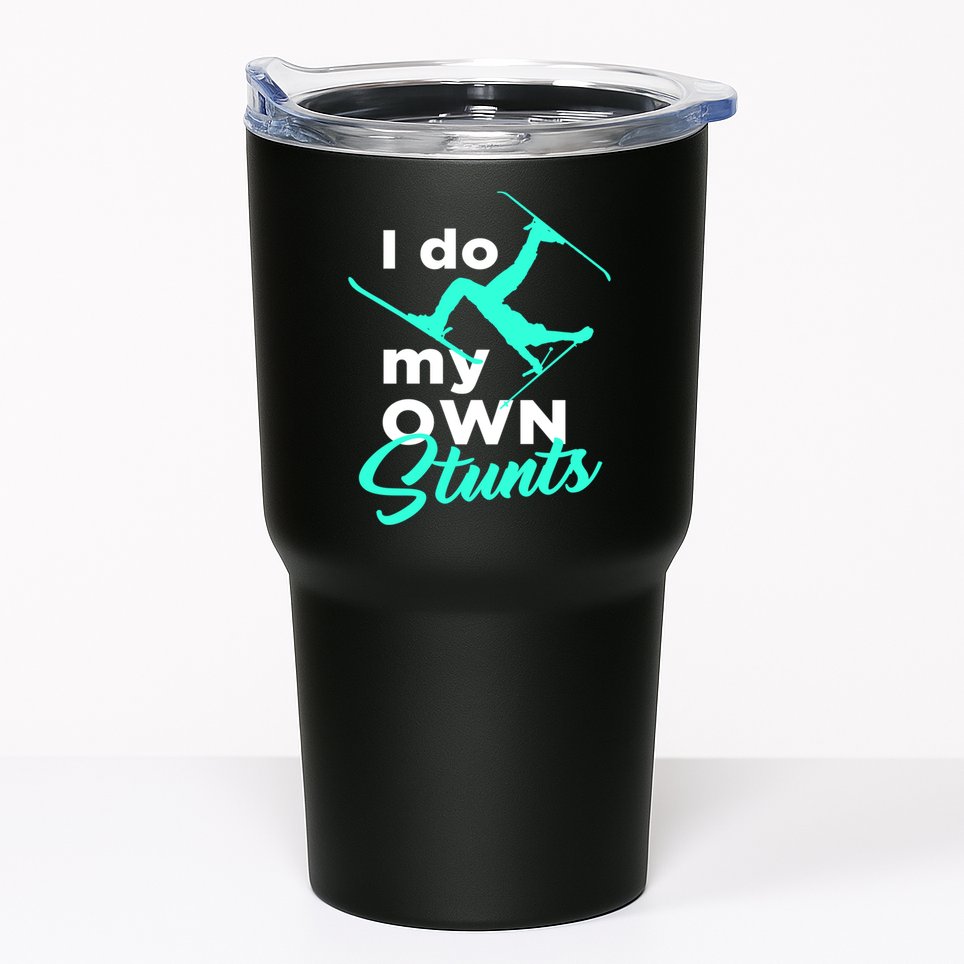 I Do My Own Stunts Jet Ski Lover Gift For Skier Tumbler