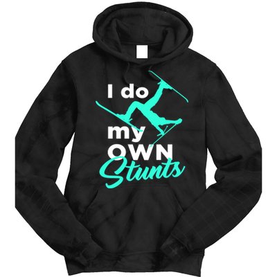 I Do My Own Stunts Jet Ski Lover Gift For Skier Tie Dye Hoodie