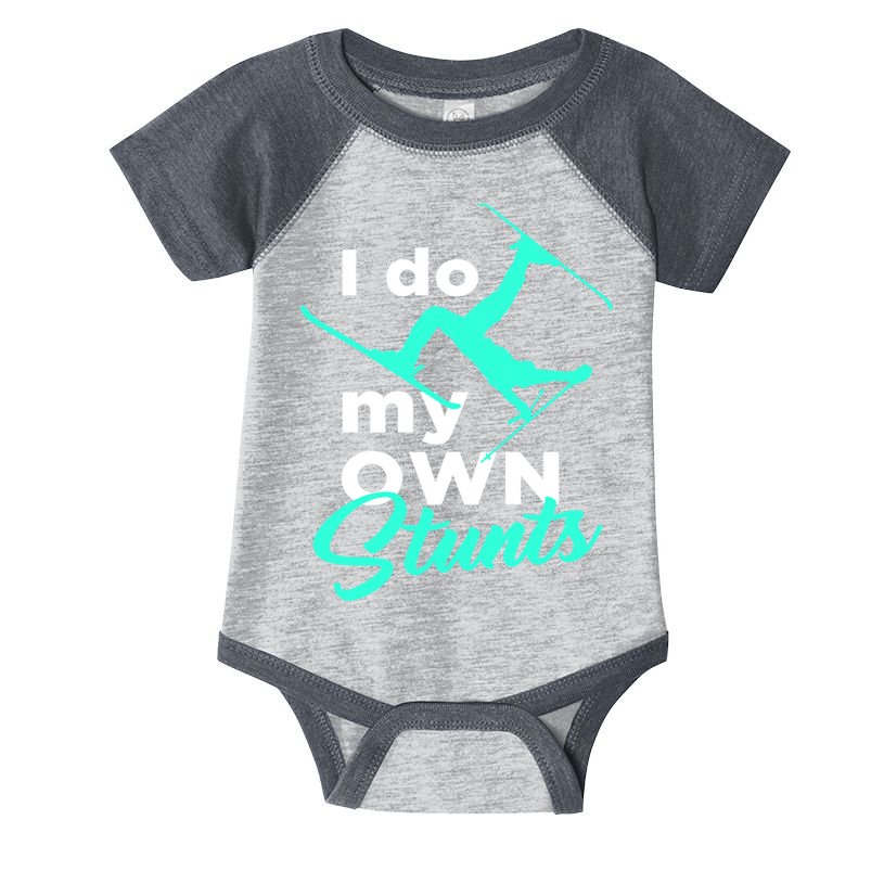 I Do My Own Stunts Jet Ski Lover Gift For Skier Infant Baby Jersey Bodysuit