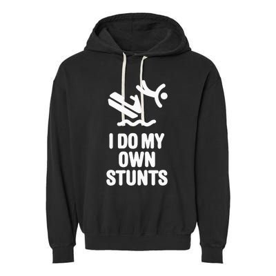 I Do My Own Stunts Jet Ski Personal Watercraft PWC Gift Garment-Dyed Fleece Hoodie