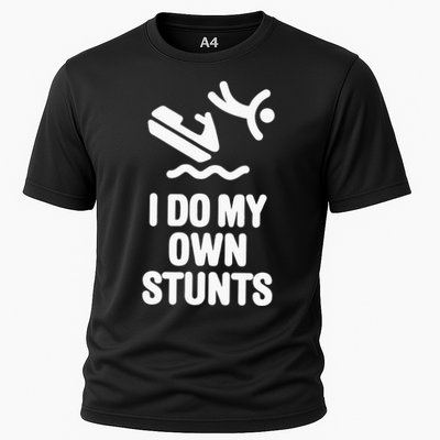 I Do My Own Stunts Jet Ski Personal Watercraft PWC Gift Performance Shirt