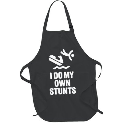 I Do My Own Stunts Jet Ski Personal Watercraft PWC Gift Apron