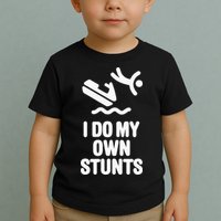 I Do My Own Stunts Jet Ski Personal Watercraft PWC Gift Toddler T-Shirt
