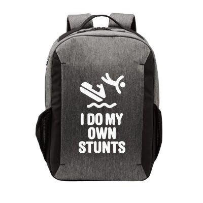 I Do My Own Stunts Jet Ski Personal Watercraft PWC Gift Vector Backpack