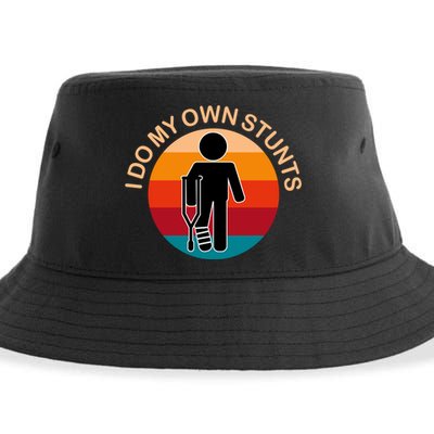 I Do My Own Stunts Cute Gift Get Well Gift Sustainable Bucket Hat