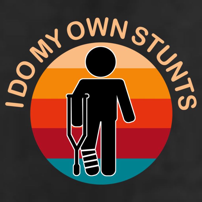 I Do My Own Stunts Cute Gift Get Well Gift Adult Drive Performance Visor