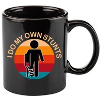 I Do My Own Stunts Cute Gift Get Well Gift 11oz C Handle Ceramic Mug