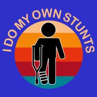 I Do My Own Stunts Cute Gift Get Well Gift Zip Tote Bag