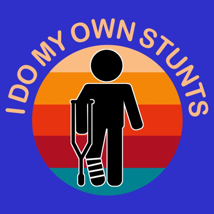 I Do My Own Stunts Cute Gift Get Well Gift Zip Tote Bag