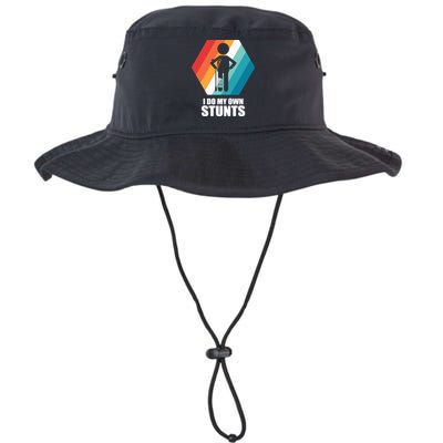 I Do My Own Stunts Funny Broken Leg Feet Injury Get Well Soon Bucket Hat