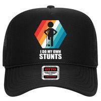 I Do My Own Stunts Funny Broken Leg Feet Injury Get Well Soon Hat