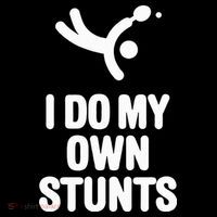 I Do My Own Stunts Funny Table Tennis Paddle Ping Pong Gift Flexfit Unipanel Trucker Cap