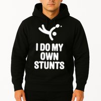 I Do My Own Stunts Funny Table Tennis Paddle Ping Pong Gift Hoodie