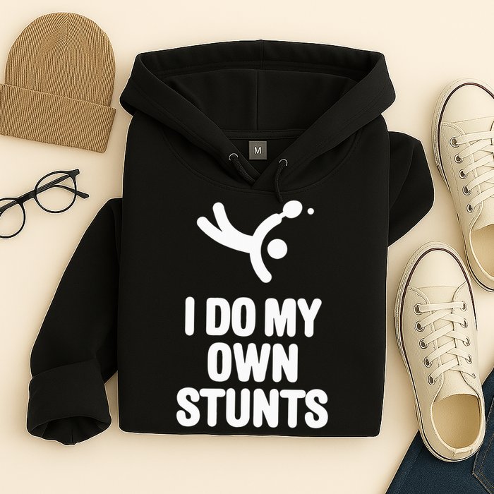 I Do My Own Stunts Funny Table Tennis Paddle Ping Pong Gift Hoodie