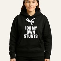 I Do My Own Stunts Funny Table Tennis Paddle Ping Pong Gift Hoodie