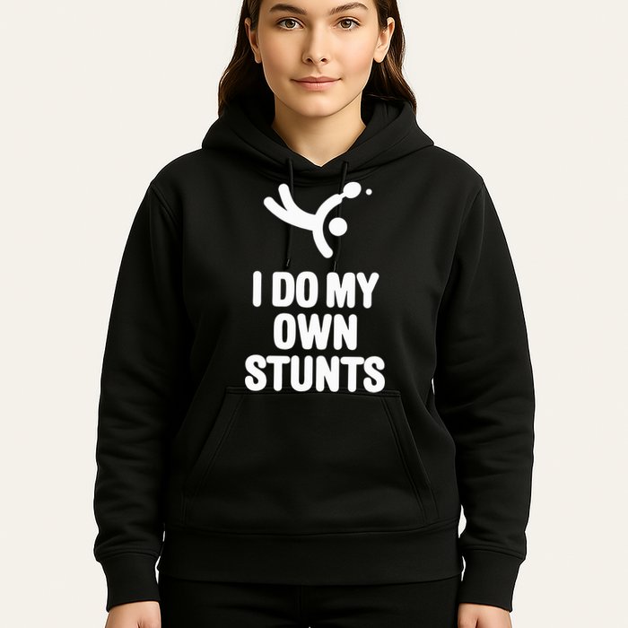 I Do My Own Stunts Funny Table Tennis Paddle Ping Pong Gift Hoodie
