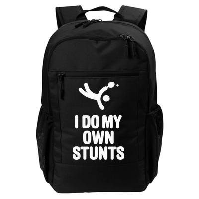 I Do My Own Stunts Funny Table Tennis Paddle Ping Pong Gift Backpack