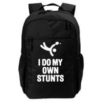 I Do My Own Stunts Funny Table Tennis Paddle Ping Pong Gift Backpack