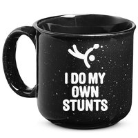 I Do My Own Stunts Funny Table Tennis Paddle Ping Pong Gift 15oz Campfire Ceramic Mug