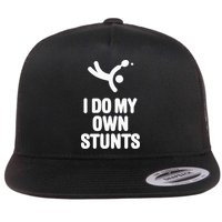 I Do My Own Stunts Funny Table Tennis Paddle Ping Pong Gift Flat Bill Trucker Hat