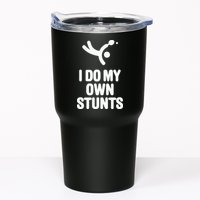 I Do My Own Stunts Funny Table Tennis Paddle Ping Pong Gift Tumbler
