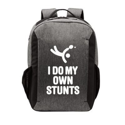 I Do My Own Stunts Funny Table Tennis Paddle Ping Pong Gift Vector Backpack