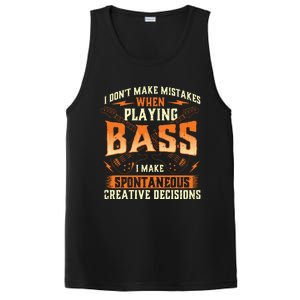 I Dont Make Mistakes Playing Bass Bassist Bass Guitar PosiCharge Competitor Tank