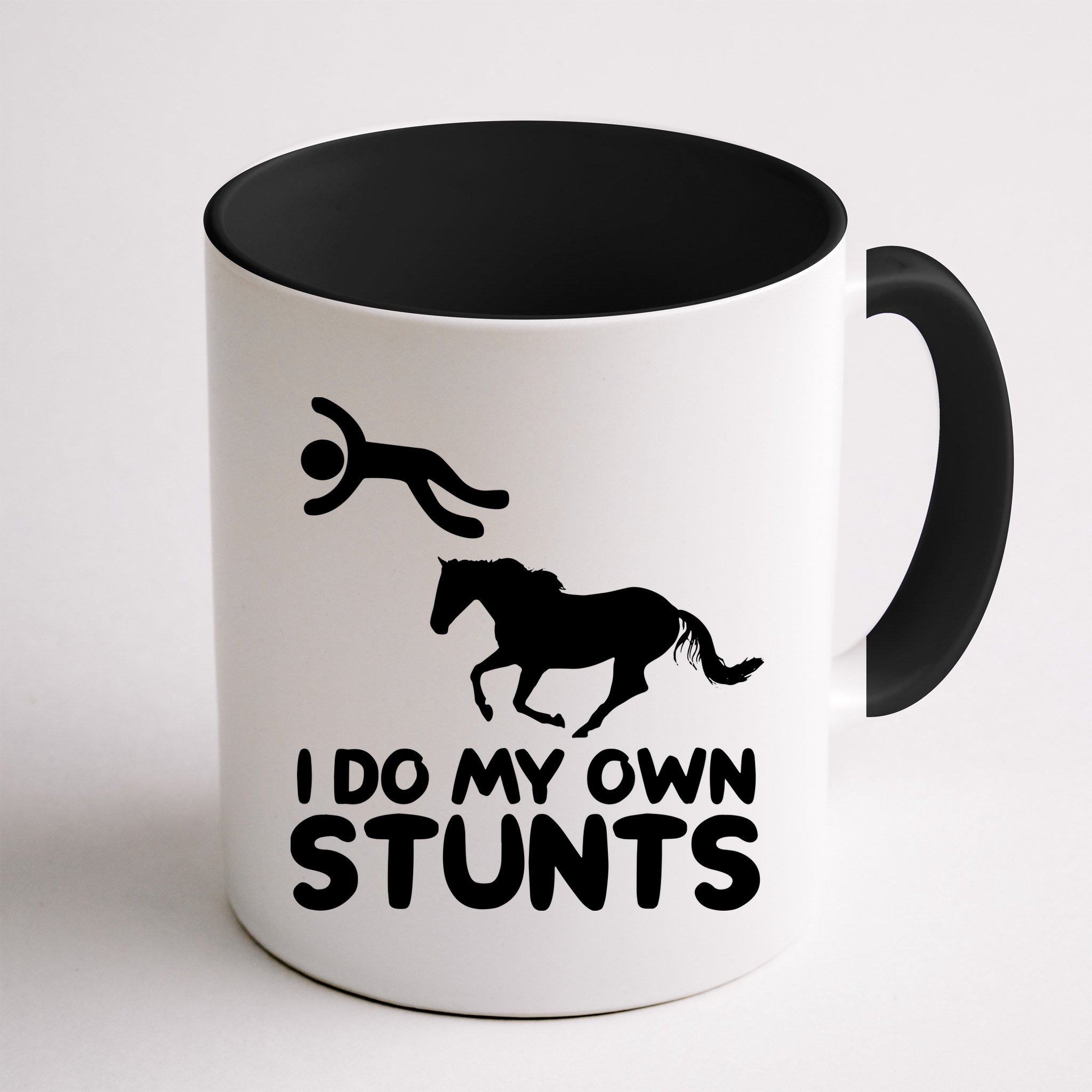 I Do My Own Stunts Horse Rider Equestrian Horseback Riding Mug