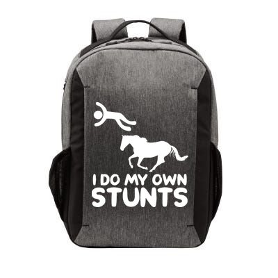 I Do My Own Stunts Horse Rider Equestrian Horseback Riding Vector Backpack