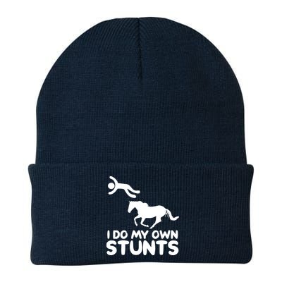 I Do My Own Stunts Horse Rider Equestrian Horseback Riding Beanie