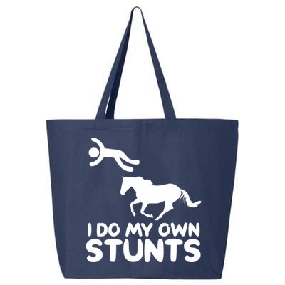 I Do My Own Stunts Horse Rider Equestrian Horseback Riding 25L Jumbo Tote