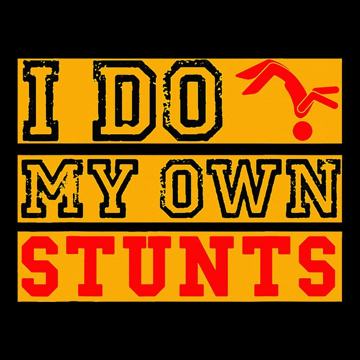 I Do My Own Stunts Funny Broken Bone Injury Get Well 16oz Travel Tumbler