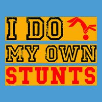 I Do My Own Stunts Funny Broken Bone Injury Get Well Tie Dye Hoodie