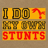 I Do My Own Stunts Funny Broken Bone Injury Get Well Cotton Canvas Backpack