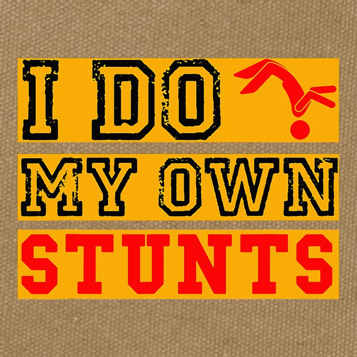 I Do My Own Stunts Funny Broken Bone Injury Get Well Cotton Canvas Backpack